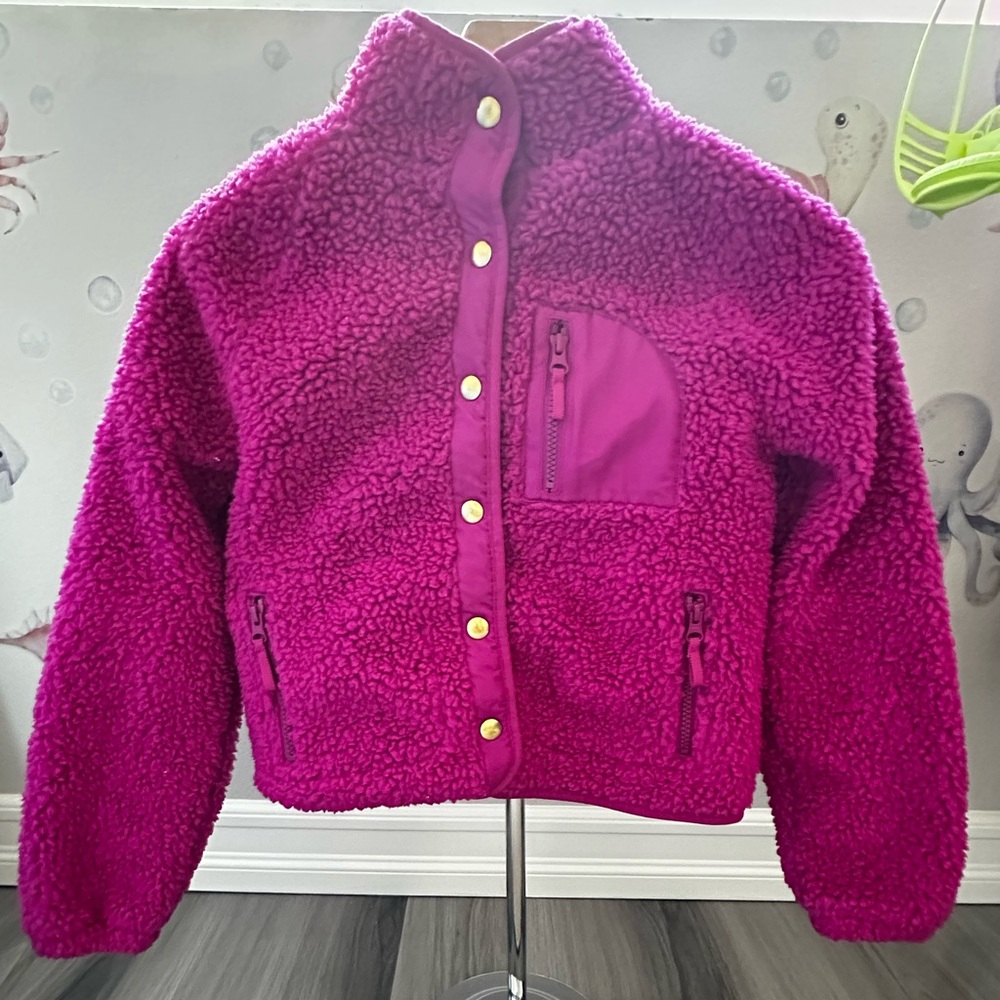 Crewcuts Pink Fleece Kids Jacket